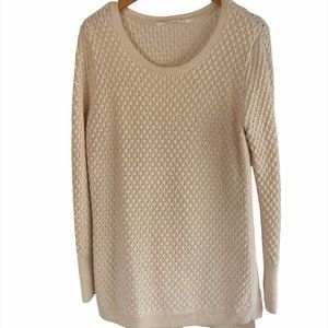 Athleta Cream Sweater Large